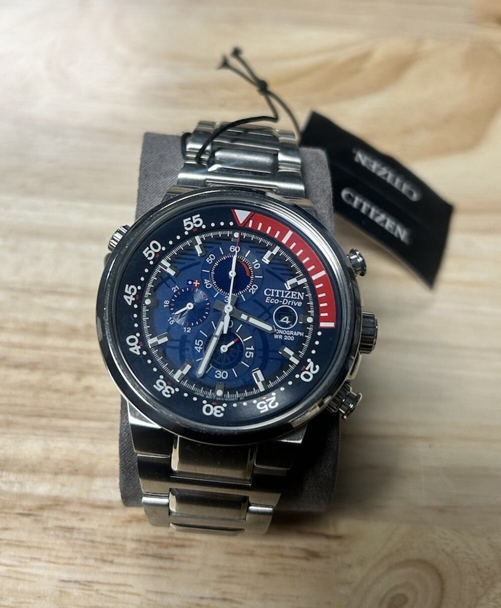 Citizen Eco-Drive Chronograph Men’s Stainless Steel Watch
